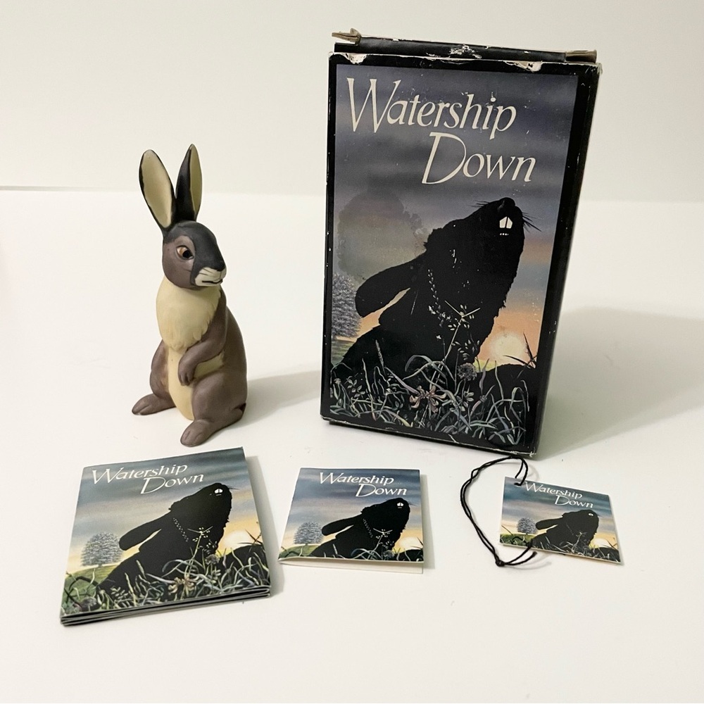 Vintage Watership Down Blackberry Porcelain Rabbit Figurine Royal Orleans